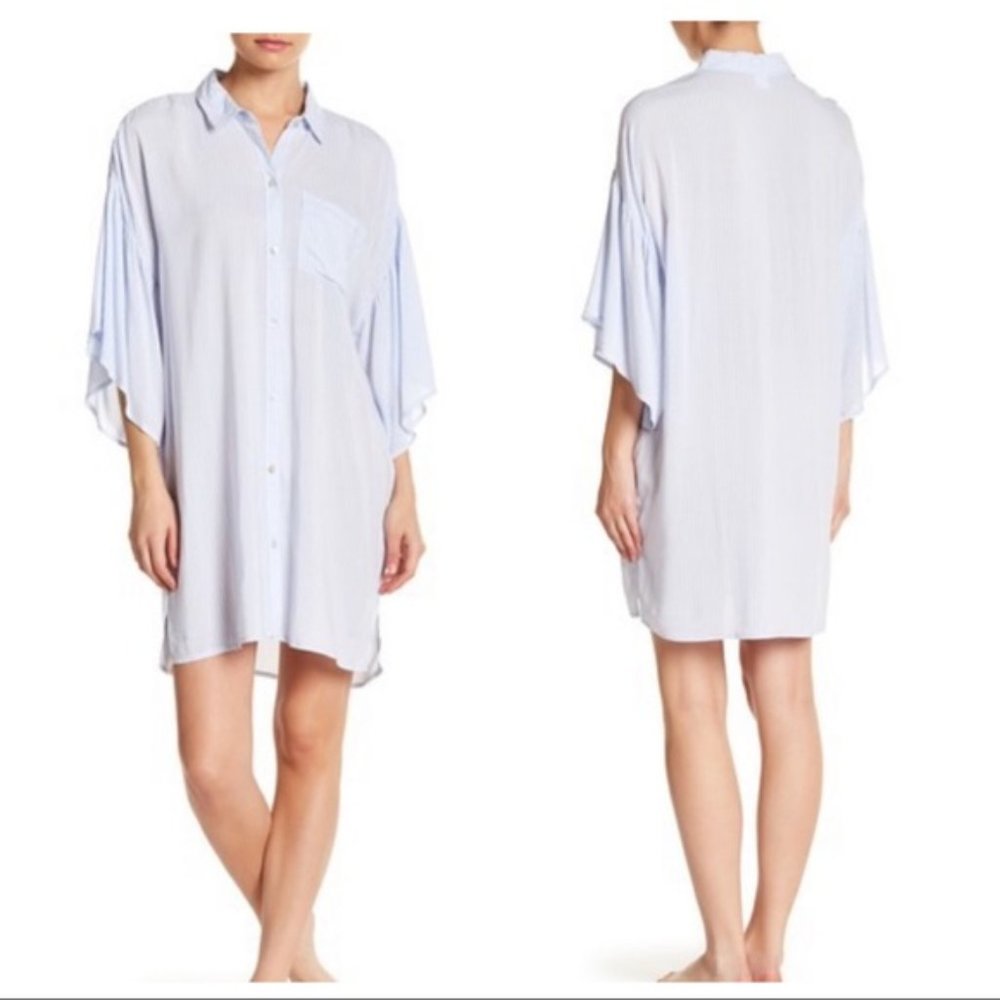 Shimera Femme Bell Sleeve Sleep Shirt Sz M
